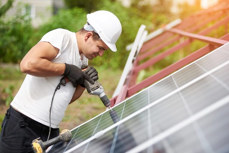 Installatie zonnepanelen