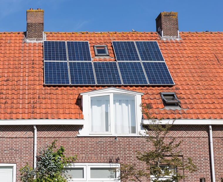 Voorbeeld 9 zonnepanelen