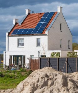 Vrijstaande woning met zonnepanelen